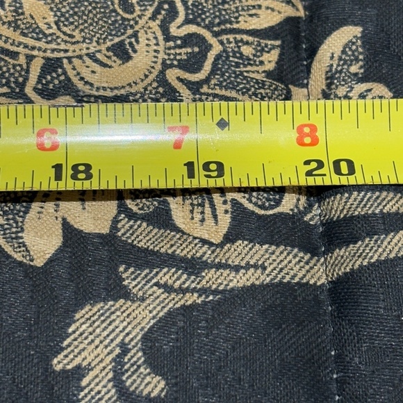 2 VTG Croscill Damask Jacquard STD. Pillow SHAMS 25 X 20 Rope detail Flanged USA - Picture 12 of 14